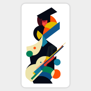 Abstract artist Sticker